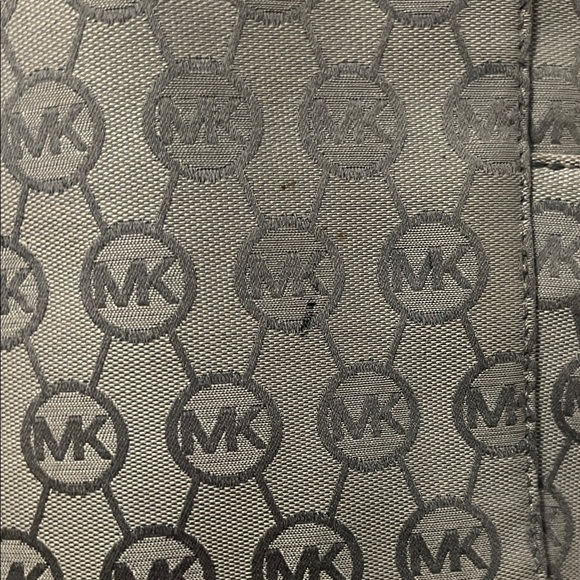 Michael Kors Monogram Gray Tote - Picture 3 of 4